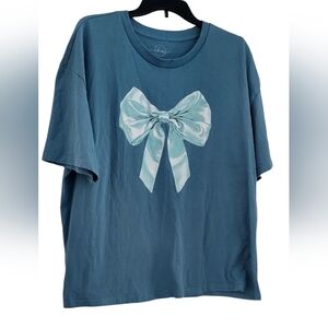 Hi Res Blue Bow Graphic Tee